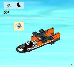 LEGO 60064 instructions page 21 – build guide