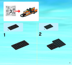 LEGO 60064 instructions page 3 – build guide