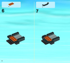 LEGO 60064 instructions page 6 – build guide