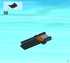 LEGO 60064 instructions page 9 – build guide