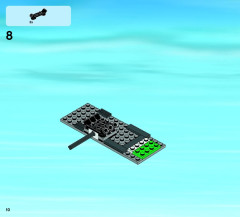 LEGO 60064 instructions page 10 – build guide