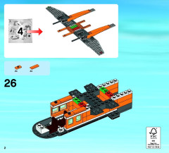 LEGO 60064 instructions page 2 – build guide