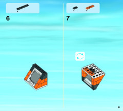 LEGO 60064 instructions page 51 – build guide