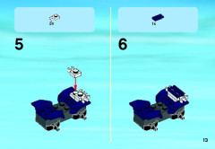 LEGO 60065 instructions page 13 – build guide