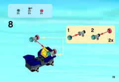 LEGO 60065 instructions page 15 – build guide