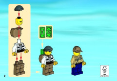 LEGO 60065 instructions page 2 – build guide