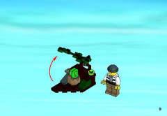 LEGO 60065 instructions page 9 – build guide