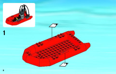 LEGO 60068 instructions page 8 – build guide