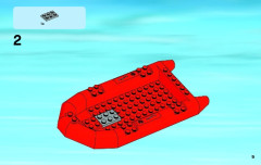 LEGO 60068 instructions page 9 – build guide