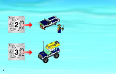 LEGO 60068 instructions page 2 – build guide