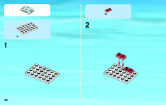 LEGO 60068 instructions page 40 – build guide