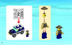 LEGO 60069 instructions page 2 – build guide