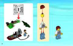 LEGO 60069 instructions page 4 – build guide