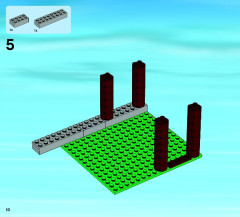 LEGO 60069 instructions page 10 – build guide