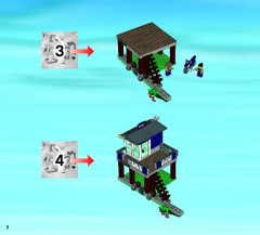 LEGO 60069 instructions page 2 – build guide