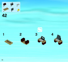 LEGO 60069 instructions page 54 – build guide