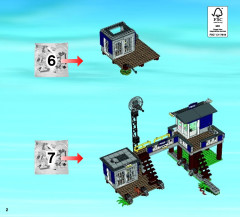 LEGO 60069 instructions page 2 – build guide