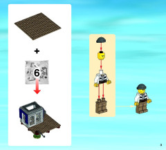 LEGO 60069 instructions page 3 – build guide