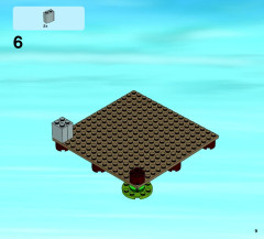 LEGO 60069 instructions page 9 – build guide