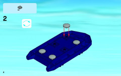 LEGO 60069 instructions page 4 – build guide