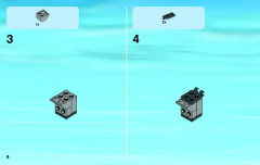 LEGO 60069 instructions page 8 – build guide