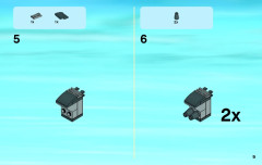 LEGO 60069 instructions page 9 – build guide