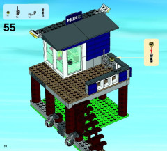 LEGO 60069 instructions page 10 – build guide