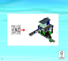 LEGO 60069 instructions page 2 – build guide