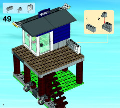 LEGO 60069 instructions page 4 – build guide
