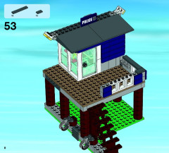 LEGO 60069 instructions page 8 – build guide