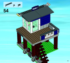 LEGO 60069 instructions page 9 – build guide