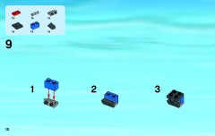 LEGO 60070 instructions page 10 – build guide