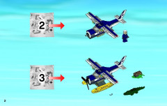 LEGO 60070 instructions page 2 – build guide