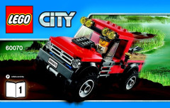LEGO 60070 instructions page 1 – build guide