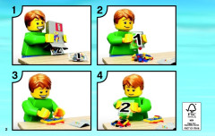 LEGO 60070 instructions page 2 – build guide