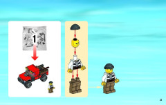 LEGO 60070 instructions page 3 – build guide