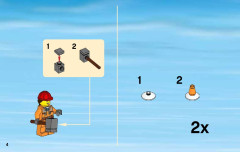 LEGO 60072 instructions page 4 – build guide
