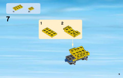 LEGO 60072 instructions page 9 – build guide