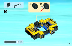 LEGO 60074 instructions page 21 – build guide