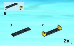 LEGO 60074 instructions page 9 – build guide
