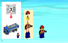 LEGO 60075 instructions page 2 – build guide