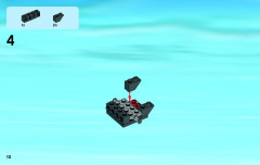 LEGO 60076 instructions page 10 – build guide