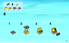 LEGO 60076 instructions page 13 – build guide