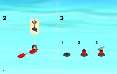 LEGO 60076 instructions page 6 – build guide