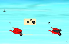 LEGO 60076 instructions page 7 – build guide