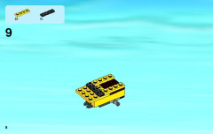 LEGO 60076 instructions page 8 – build guide