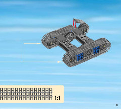 LEGO 60076 instructions page 21 – build guide