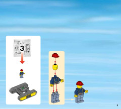 LEGO 60076 instructions page 3 – build guide