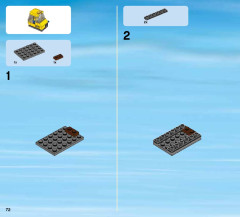 LEGO 60076 instructions page 72 – build guide
