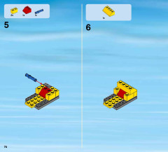 LEGO 60076 instructions page 74 – build guide